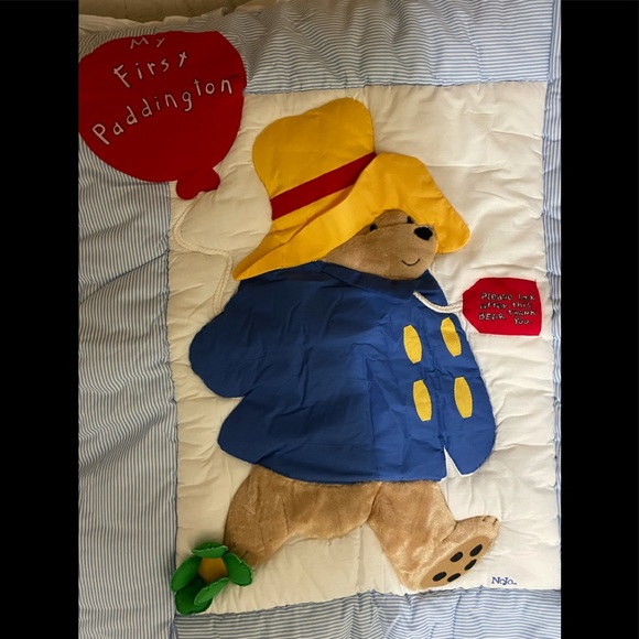 Vintage 1991 Paddington Bear by NOJO Crib Bedding My First Paddington - Picture 2 of 4